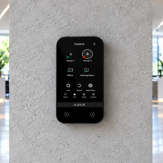 Ajax Security touch keypad