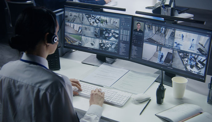 Commercial alarm monitoring operator