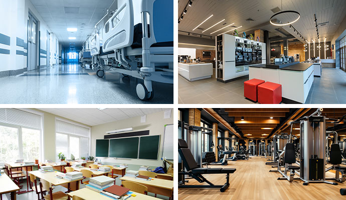 Collage of industries we serve