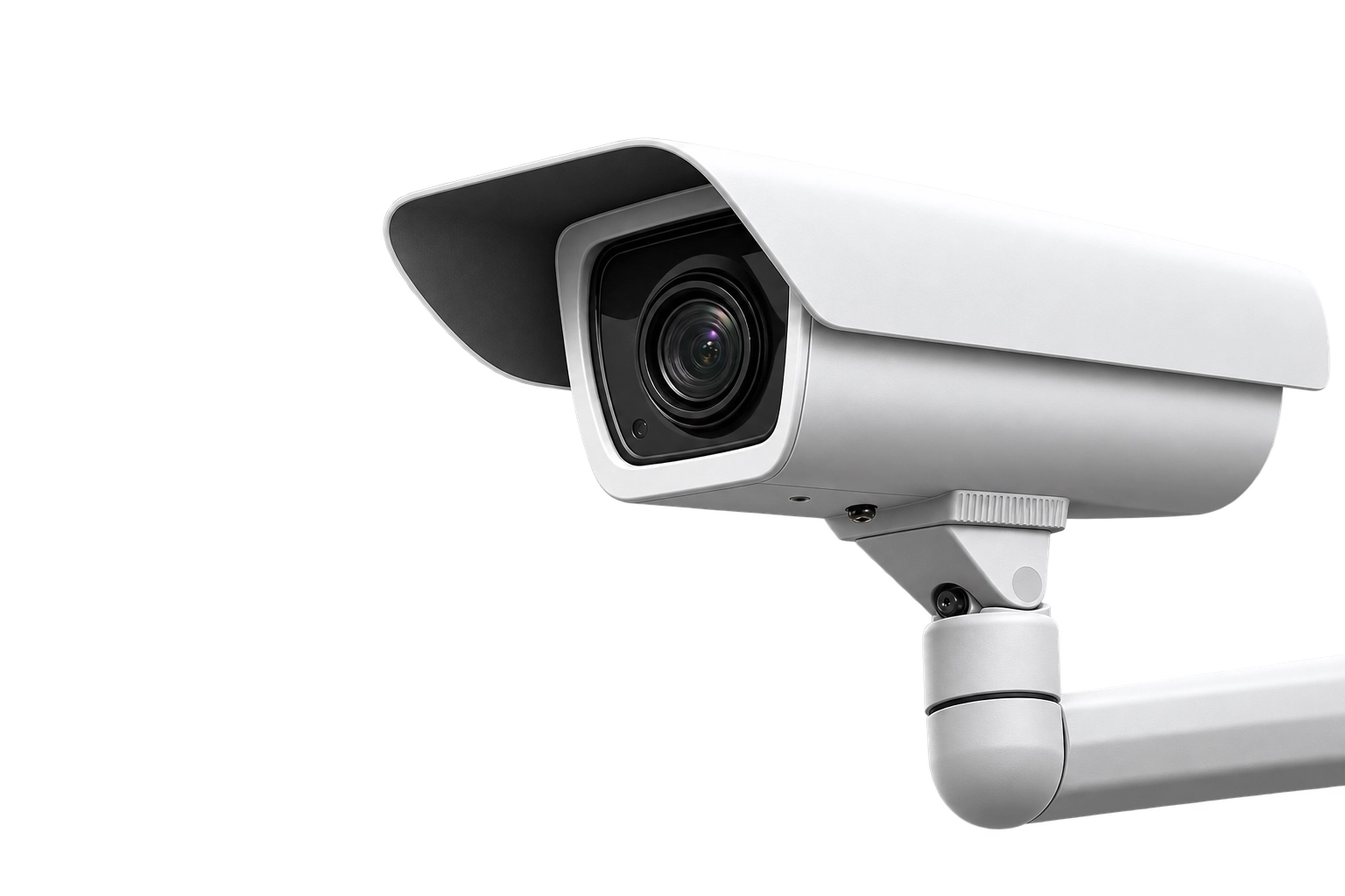 Wall-mounted CCTV security camera