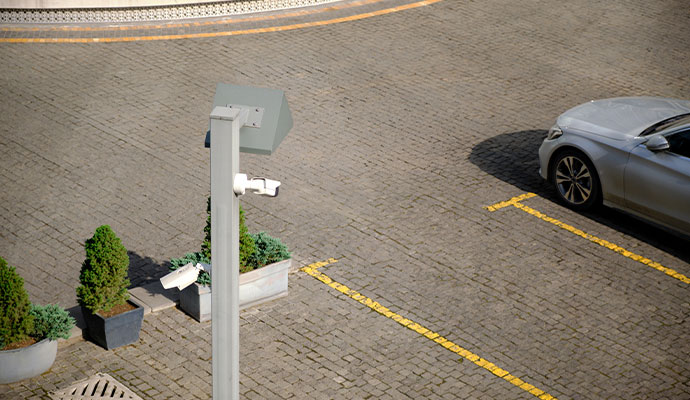 Parking lot cameras
