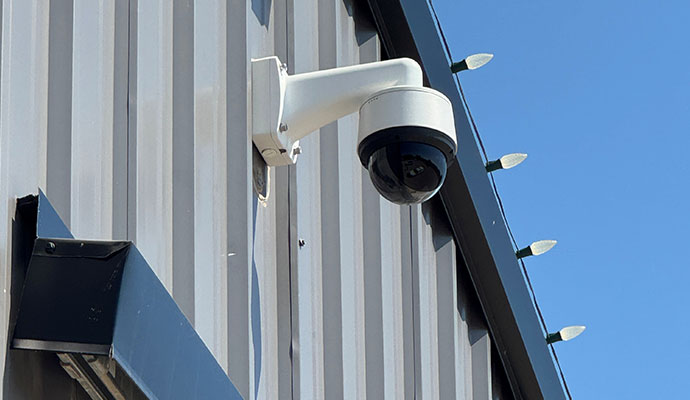PTZ dome security camera